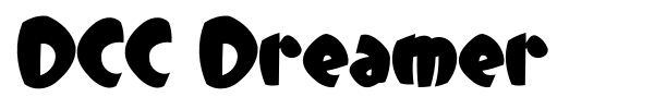 DCC Dreamer font preview